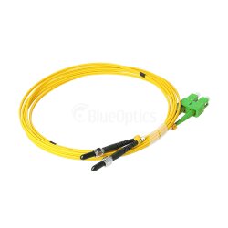BlueOptics Duplex Cable de parcheo de fibra óptica SC/APC-FSMA/PC Monomodo