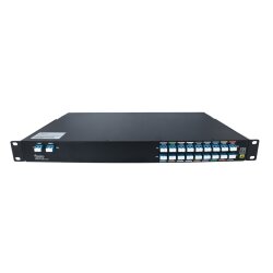 BlueOptics CWDM Multiplexer Racklösung, 18-Kanal, Singlemode, 1HE
