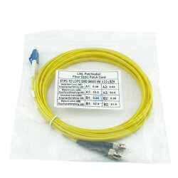 Cisco CAB-SMF-ST-LC-10 compatible LC-ST Single-mode Cable de parcheo de fibra óptica 10 Metros