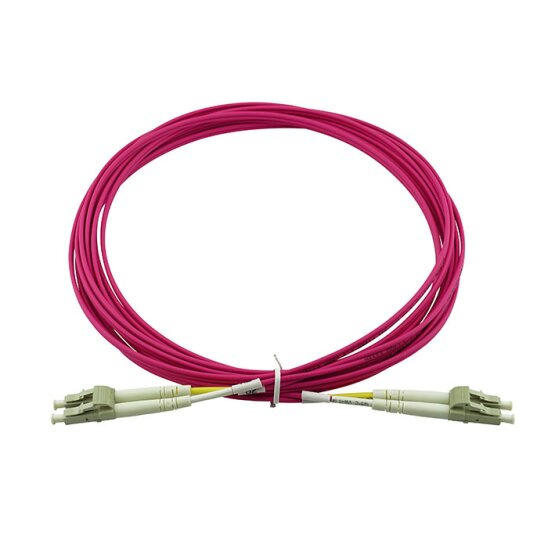HPE QK734A LC-LC 5 Meter OM4 - Compatible Fiber Optic Patch Cord 