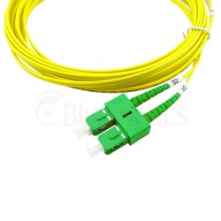 BlueOptics Duplex Cable de parcheo de fibra óptica SC-APC/SC-APC Single-mode 3 Metros