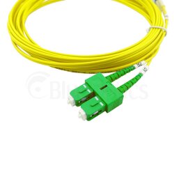 BlueOptics Duplex Cable de parcheo de fibra óptica SC-APC/SC-APC Single-mode 7.5 Metros