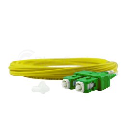 BlueOptics Duplex Cable de parcheo de fibra óptica SC-APC/SC-APC Single-mode 7.5 Metros