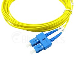 BlueOptics Duplex Cable de parcheo de fibra óptica SC-UPC/SC-APC Single-mode 1 Metro