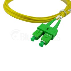 BlueOptics Duplex Cable de parcheo de fibra óptica SC-UPC/SC-APC Single-mode 7.5 Metros