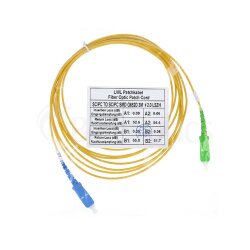 BlueOptics Simplex Cable de parcheo de fibra óptica SC-UPC/SC-APC Single-mode 1 Metro