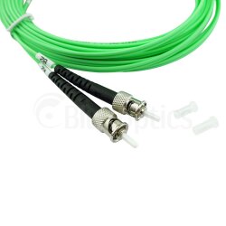 BlueOptics Duplex Cable de parcheo de fibra óptica ST-ST Monomode OM5
