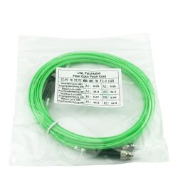 BlueOptics Duplex Cable de parcheo de fibra óptica ST-ST Monomode OM5 7.5 Metros