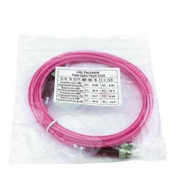 BlueOptics Duplex Cable de parcheo de fibra óptica ST-ST Monomode OM4 5 Metros
