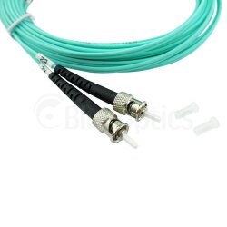 BlueOptics Duplex Cable de parcheo de fibra óptica ST-ST Monomode OM3 0.5 Metro