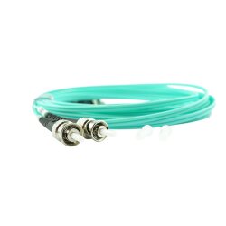 BlueOptics Duplex Cable de parcheo de fibra óptica ST-ST Monomode OM3 0.5 Metro