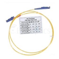 BlueOptics Simplex Cable de parcheo de fibra óptica E2000-UPC/E2000-UPC Single-mode 7.5 Metros