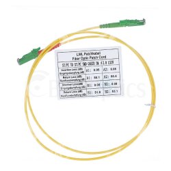 BlueOptics Simplex Cable de parcheo de fibra óptica E2000-APC/E2000-APC Single-mode 1 Metro