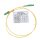 BlueOptics Simplex Cable de parcheo de fibra óptica E2000-APC/E2000-APC Single-mode 0.5 Metro