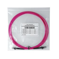BlueOptics Duplex Cable de parcheo de fibra óptica MTRJ-MTRJ Monomode OM4 7.5 Metros