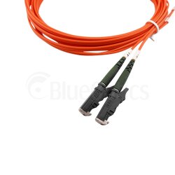BlueOptics Duplex Cable de parcheo de fibra óptica LC-E2000 Monomode OM1
