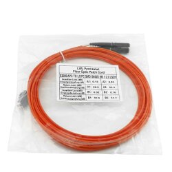 BlueOptics Duplex Cable de parcheo de fibra óptica LC-E2000 Monomode OM2