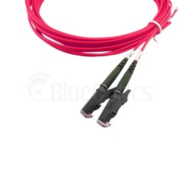 BlueOptics Duplex Fiber Patch Cable LC-E2000 Multi-mode OM4