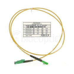 BlueOptics Simplex Cable de parcheo de fibra óptica LC-APC/E2000-APC Single-mode 15 Metros