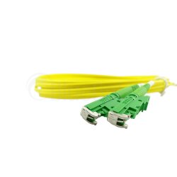 BlueOptics Duplex Cable de parcheo de fibra óptica LC-UPC/E2000-APC Single-mode 0.5 Metro