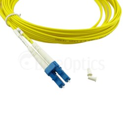 BlueOptics Duplex Cable de parcheo de fibra óptica LC-UPC/E2000-UPC Single-mode 50 Metros