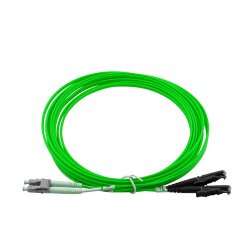 BlueOptics Duplex Cable de parcheo de fibra óptica LC-E2000 Monomode OM5 2 Metros