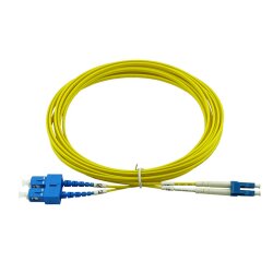 BlueOptics Duplex Fiber Patch Cable LC-UPC/SC-UPC...
