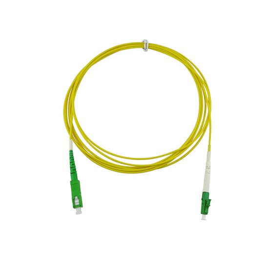 BlueOptics Simplex Cable de parcheo de fibra óptica LC/APC-SC/APC Single-mode 1 Metro