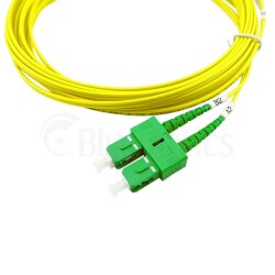 BlueOptics Duplex Cable de parcheo de fibra óptica LC/UPC-SC/APC Single-mode 3 Metros