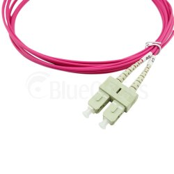 BlueOptics Duplex Cable de parcheo de fibra óptica LC-SC Monomode OM4 0.5 Metro