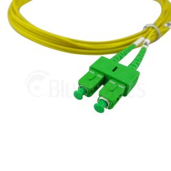 BlueOptics Duplex Fiber Patch Cord LC-APC/SC-APC Single-mode 1 Meter
