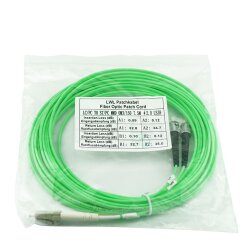 BlueOptics Duplex Cable de parcheo de fibra óptica LC-ST Monomode OM5 7.5 Metros