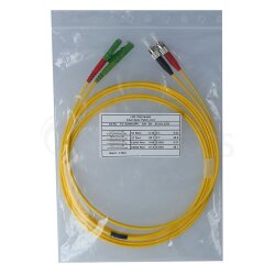 BlueOptics Duplex Cable de parcheo de fibra óptica ST-PC/E2000-APC Single-mode