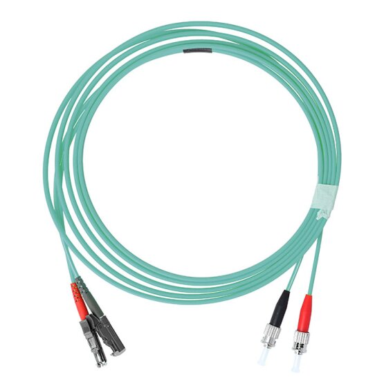 BlueOptics Duplex Cable de parcheo de fibra óptica ST-E2000 Monomode OM3