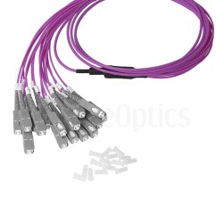 BlueOptics LWL MPO/8xSC Duplex Breakout Kabel OM4