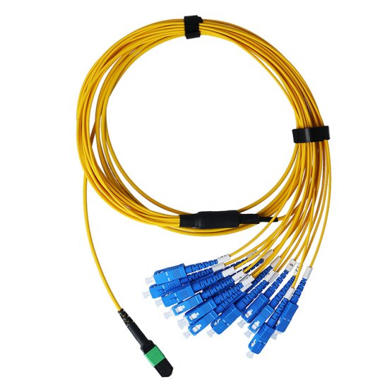 BlueOptics LWL MPO/8xSC Duplex Breakout Kabel G.657.A1 Singlemode