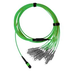 BlueOptics Fibra MPO/8xSC Duplex Cable de parcheo OM5