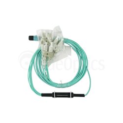BlueOptics LWL MPO/4xSC Breakout Kabel OM3