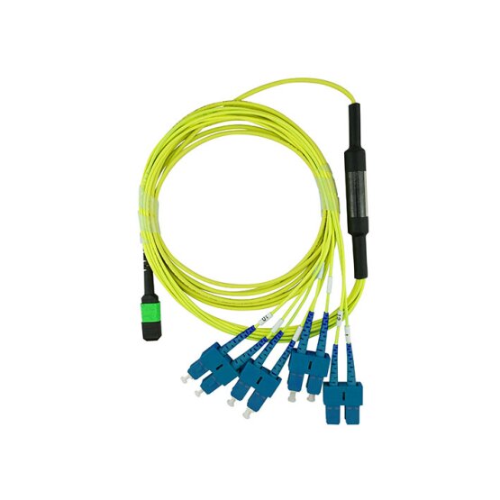 BlueOptics Fibra MPO/4xSC Cable de parcheo G.657.A1 Single-mode