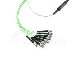 BlueOptics Fiber MPO/4xST Breakout Cable OM5