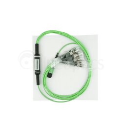 BlueOptics Fibra MTP/4xST Cable de parcheo OM5