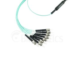 BlueOptics LWL MTP/4xST Breakout Kabel OM3 7.5 Meter