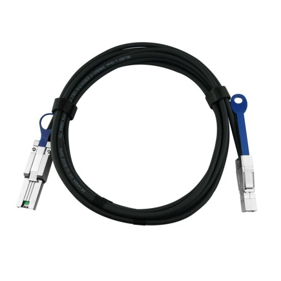 BlueLAN MiniSAS Hybrid Kabel SFF-8088/SFF-8644 2 Meter