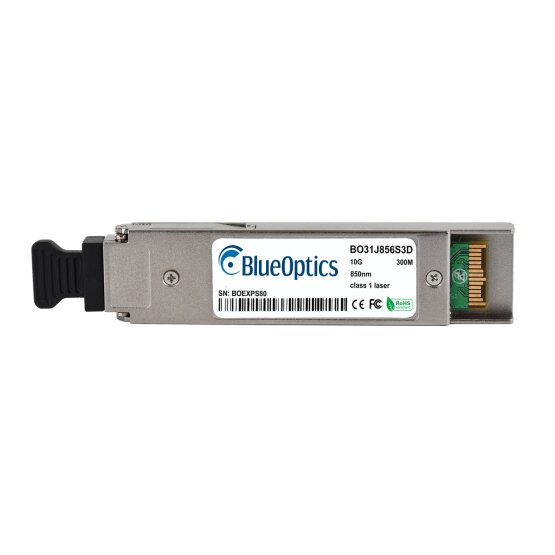 Compatible Alcatel-Lucent 3HE00566AA BlueOptics BO31J856S3D XFP Transceiver, LC-Duplex, 10GBASE-SR, Multimode Fiber, 850nm, 300M