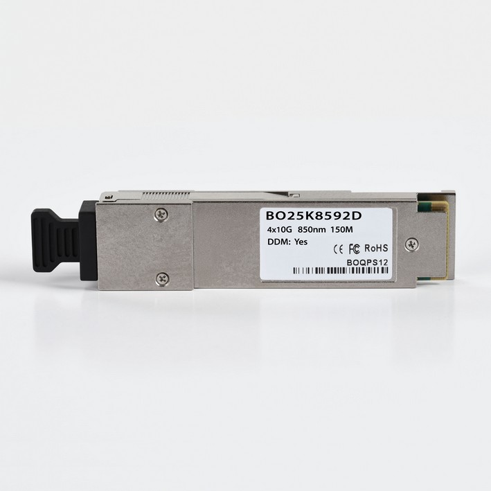 BlueOptics© QSFP 40GBASE-SR4, 4x850nm, 150M, MPO/MTP, Optical Fiber Transceiver